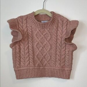 Cable Knit Sweater Vest